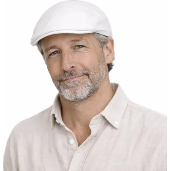 Čepice Letní bílá bekovka – bavlna s elastanem | Carlsbad Hat Velikost: 55 cm (S)