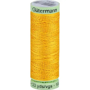 Nit Polyesterové nitě Gütermann Jeans návin 30 m, střední, 106 žlutá tmavá