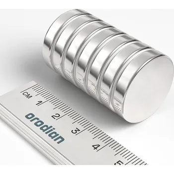 Dekorativní magnet Neodymový magnet válec 25×5 mm - N38