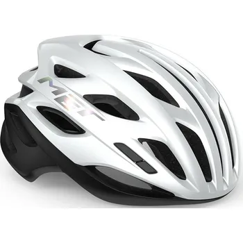 Cyklistická přilba MET Estro MIPS - white holographic glossy 56-58