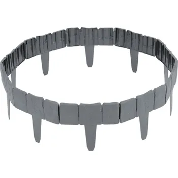 Zahradní obrubník Plonos PL-962 Zahradní plastové obrubníky, flexibilní 2,5 m, šedé