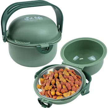 Miska pro psa Sada dvou misek Perfectlife zelená 600 ml