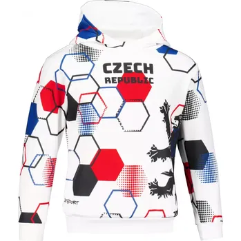 Chlapecká mikina Dětská funkční mikina premium ALTISPORT VOJ/ALK036MI01 BÍLÁ 158