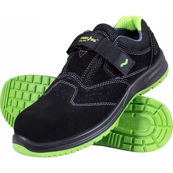 Pracovní obuv Pracovní sandály s špičkou, kožené, semišové, bezpečné STORK kategorie S1 vel. 45