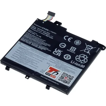 Baterie k notebooku Baterie T6 Power pro notebook Lenovo 5B10W67338, Li-Poly, 7,68 V, 4950 mAh (38 Wh), černá