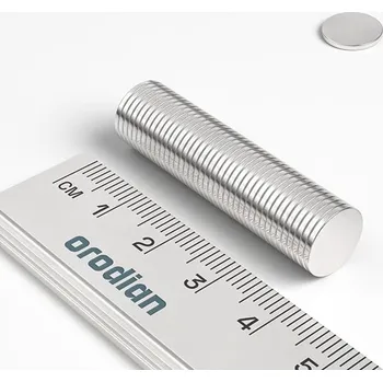 Dekorativní magnet Neodymový magnet válec 10×1 mm - N38