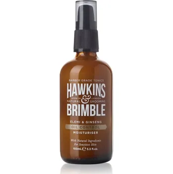 Hawkins & Brimble Oil Control Moisturiser hydratační krém pro mastnou pleť pro muže 100 ml
