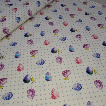 Pro útulný domov bavlněná látka VELIKONOČNÍ VAJÍČKA