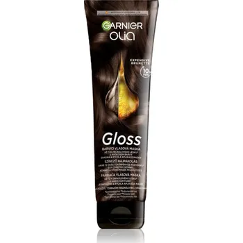 Šampon Garnier Olia Gloss barvicí maska na vlasy odstín Expensive Brunette 150 ml