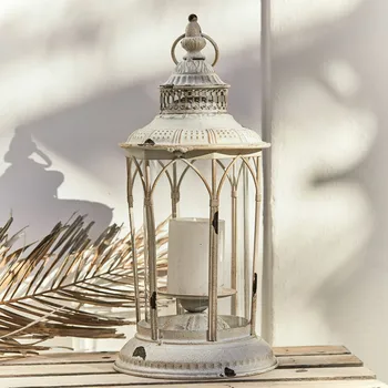 Lucerna Lucerna Lanao, krémová, V/Ø cca 37/17.5 cm