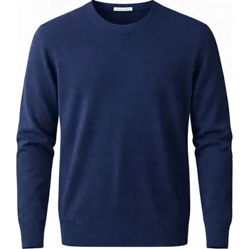 Dámské spodní prádlo Pánský svetr z kašmíru a merino vlny, velikost L, kašmír merino, inkoustová modř (108)