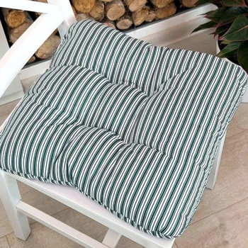 Podsedák Sedák na židli Pruhy Zelené Rozměr: 40x40