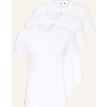 Pánské tričko Lacoste Balení 3 Triček, bílá