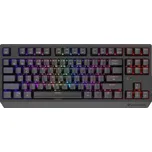 GENESIS herní klávesnice THOR 230/TKL/RGB/Outemu Silent Lemon/Bezdrátová USB + Bluetooth/US layout/Č