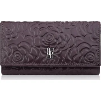 Peněženka Paolo Peruzzi peněženka z pravé kůže fialová - dámská