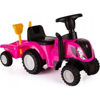 Odrážedlo TRAKTŮREK ODRÁŽEDLO NEW HOLLAND JEZDÍTKO TRAKTOR S PŘÍVĚSEM 12M+
