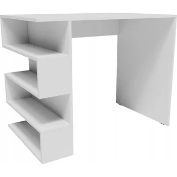Psací stůl Obdélníkový psací stůl Matkam 90 x 56 x 73,9 cm bílý