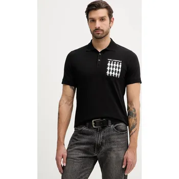 Polo tričko Karl Lagerfeld 554235.745400 černá 99X, vel. XL