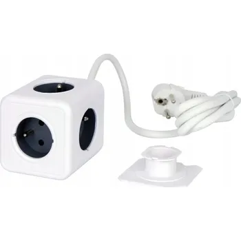 Prodlužovací kabel Prodlužovací Kabel CUBE rozbočka kostka 5 zásuvek 1,5m AURAline