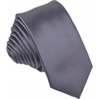 ŽAKÁROVÁ ÚZKÁ KRAVATA Z MIKROVLÁKNA 6cm Slim Jednobarevná Hladká GREG gs60cc