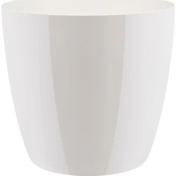 Květináč Květináč plast bílý Elho 30 cm x 30 cm x 27,2 cm