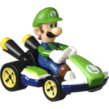 autíčko Hot Wheels Mariokart LUIGI, Mattel GLP37