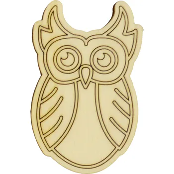 Dětsný nábytek Dřevěné sovičky Varianta: 4, velikost: 7 cm