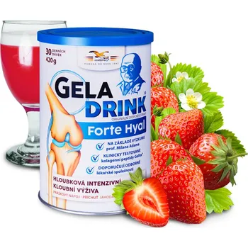 Orling Geladrink Forte Hyal nápoj 420 g, jahoda