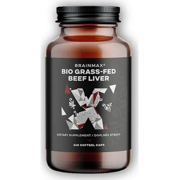 Grass-Fed Beef liver, hovězí játra BIO 240 kapslí