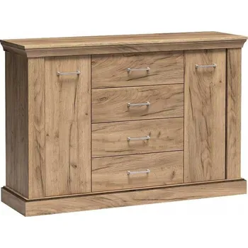 Komoda Komoda Jarstol 142 x 42 x 95,5 cm dub craft zlatý mat