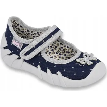 Dívčí obuv Dívčí PAPUČE na suchý zip BEFADO 109P202 velikost 18