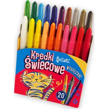 Pastelka Voskové pastelky Tetis KT010 Šroubovací voskové pastelky 20 barev