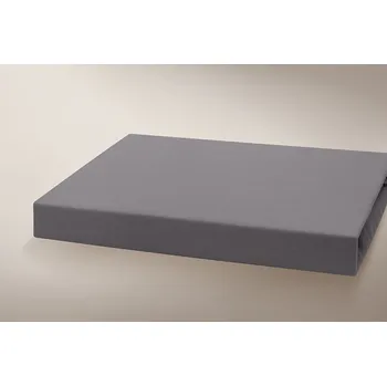 Prostěradlo Kneer Prostěradlo Single Jersey Schiefer Rozměr: 180x200 cm - loznice21.cz