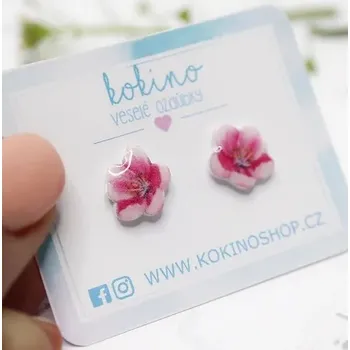 Náušnice Náušnice Sakura pecky - kokino
