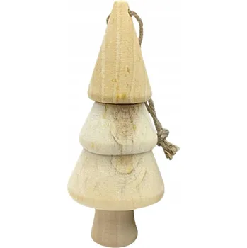 Vánoční dekorace Dřevěný vánoční stromeček k malování 926