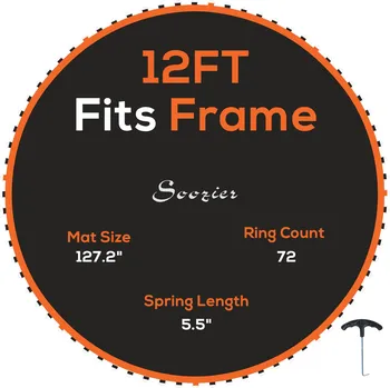 Příslušenství k trampolíně Náhradní výplň trampolíny | oranžová