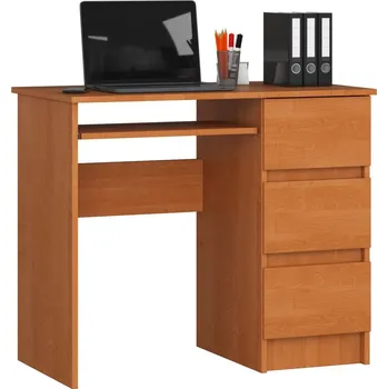 Počítačový stůl Psací stůl ZORLAN - olše, pravé provedení