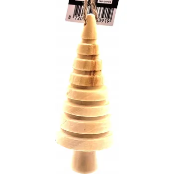 Vánoční dekorace Dřevěný vánoční stromeček k malování 919