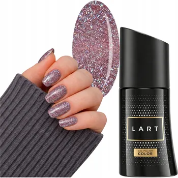 Lak na nehty Hybridní lak na nehty LART 8ml CRYSTYLIA 220 Manikúra Růžová TPO FREE