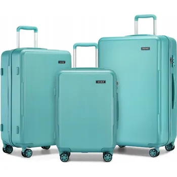 3dílná minimalistická sada kufrů z ABS+PC - 33/60/92 L Kono - modrá