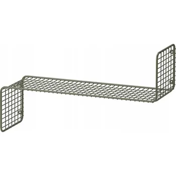 police Závěsná police 60x20 cm, kovová šedozelená, police IKEA SVENSHULT