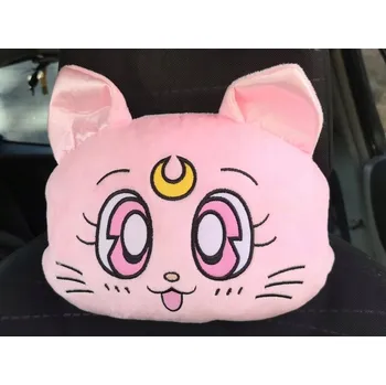 Polštář OPĚRKA HLAVY POLŠTÁŘ POD KRK DO AUTA KOČKA ANIME