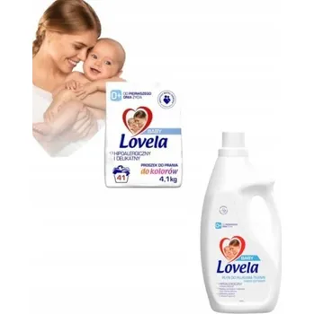 Prací prášek Lovela Baby hypoalergenní prášek na barevné prádlo pro miminka 4,1 kg