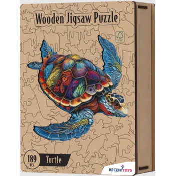 Puzzle RECENTTOYS Dřevěné puzzle - Želva