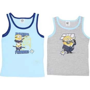 Kukla LEVNO Dětská tílka Minions 2 pack Varianta: 98/104 Rozbalev(n)o