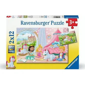 Puzzle RAVENSBURGER Puzzle Královští kamarádi 2x12 dílků