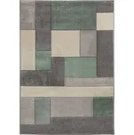 Flair Rugs Koberec Cosmos, zelený/šedý, 160x230 cm Rozbale(v)né, může být lehce zašpiněné - lze vyčistit