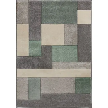 Koberec Flair Rugs Koberec Cosmos, zelený/šedý, 160x230 cm Rozbale(v)né, může být lehce zašpiněné - lze vyčistit