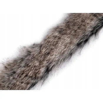 Tkanina kožešina 0 g/m² šířka 5 cm béžová