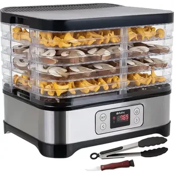 Domácí spotřebič Sušička hub a ovoce 10 litrů – 5 pater + příslušenství